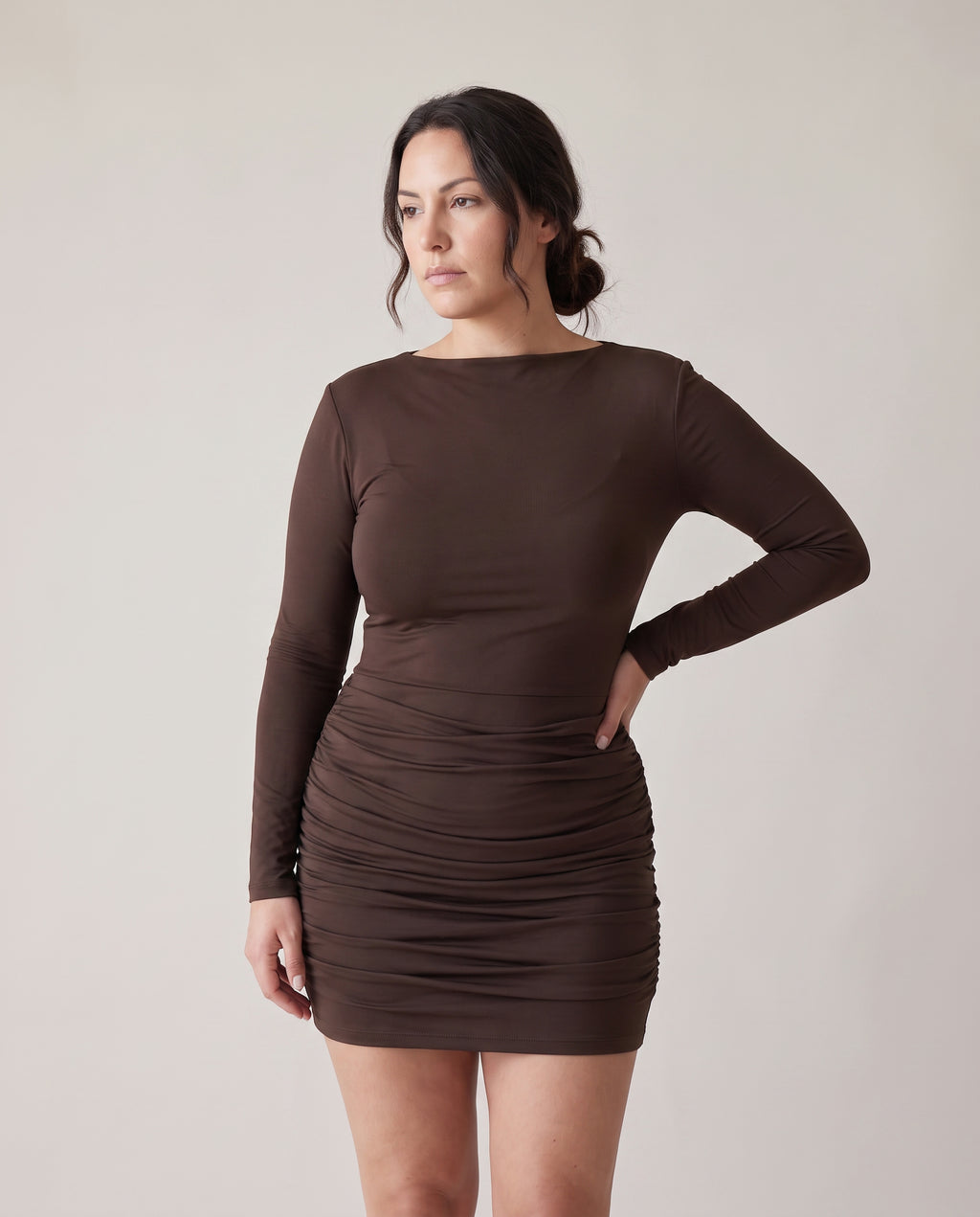 שמלת מעיין · 11_half_body_attitude_棕色.jpg